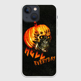 Чехол для iPhone 13 mini с принтом Helloween   череп тыква  scull pumkin в Екатеринбурге,  |  | helloween | pumpkin | scull | праздник | праздникхеллоин | тыква | хелловин | холоуин | череп