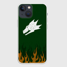 Чехол для iPhone 13 mini с принтом Саламандры (цвет легиона) в Екатеринбурге,  |  | astartes | dragon | fire | legion | salamanders | space marine | vulkan | waha | warhammer | астартес | вархаммер | ваха | вулкан | дракон | космодесант | легион | огонь | саламандры