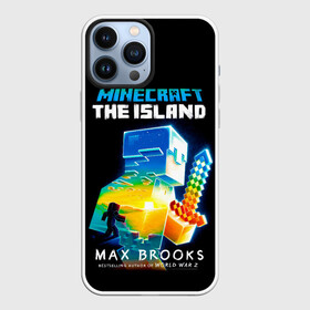 Чехол для iPhone 13 Pro Max с принтом MINECRAFT THE ISLAND в Екатеринбурге,  |  | Тематика изображения на принте: craft | mine | minecraft | steve | блоки | борец с монстрами | всемогущий | выживальщик | добывать | компьютерная игра | крафт | кубики | майн | майнкрафт | манкрафт | мастер | ремесло | скин | стив | строитель