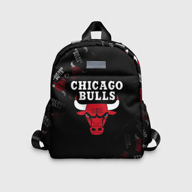 Детский рюкзак 3D с принтом ЧИКАГО БУЛЛС БЫКИ   CHICAGO BULLS в Екатеринбурге, 100% полиэстер | лямки с регулируемой длиной, сверху петелька, чтобы рюкзак можно было повесить на вешалку. Основное отделение закрывается на молнию, как и внешний карман. Внутри дополнительный карман. По бокам два дополнительных кармашка | 23 | bulls | chicago bulls | jordan | logo | michael jordan | nba | paris saint germain | psg | red | sport | быки | джордан | лого | майкл джордан | псж | спорт | чикаго буллс