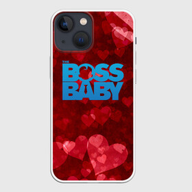 Чехол для iPhone 13 mini с принтом The Boss Baby Love в Екатеринбурге,  |  | boss baby | cartoon | the boss baby | босс молокосос | малой | мелкий | молокосос | мултик | мульт | мультфильм | пёсико