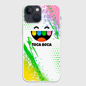 Чехол для iPhone 13 mini с принтом Toca Boca: Улыбашка. в Екатеринбурге,  |  | toca boca | toca life world | игра | тока бока | тока бока лайф | туса воса