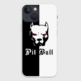 Чехол для iPhone 13 mini с принтом Pit Bull (боец) в Екатеринбурге,  |  | boxer | bulldog | fighting dog | pit bull | барбос | бобик | бойцовская собака | бойцовский пес | боксер | бульдог | волкодав | год со | друг человека | животное | зверь | ищейка | кинолог | кость | лайка | лапы | лев | пес