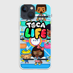 Чехол для iPhone 13 mini с принтом Toca Boca | Тока Бока аттракцион в Екатеринбурге,  |  | toca boca | детская игра | игра | лого | логотип | персонажи | прикоснуться ко рту | тока бока