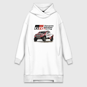 Платье-худи хлопок с принтом Toyota Gazoo Racing Team, Finland Motorsport в Екатеринбурге,  |  | car | finland | motorsport | off road | power | racing | team | toyota | гонка | тойота | финляндия