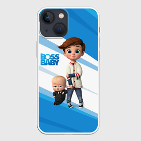 Чехол для iPhone 13 mini с принтом Boss Baby   Босс Молокосос в Екатеринбурге,  |  | baby | babycorp | boss | босс | бэбикорп | молокосос | темплтон | тим