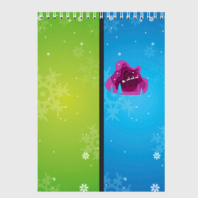 Скетчбук с принтом Цветное рождество Snowflake в Екатеринбурге, 100% бумага
 | 48 листов, плотность листов — 100 г/м2, плотность картонной обложки — 250 г/м2. Листы скреплены сверху удобной пружинной спиралью | Тематика изображения на принте: bright colors | christmas | holiday | new year | popular print | reindeer | santa claus | sleigh | snowflake | snowman | top | trend | в топе | дед мороз | новый год | олени | популярный принт | праздник | рождество | сани | санта клаус | снеговик | снежи