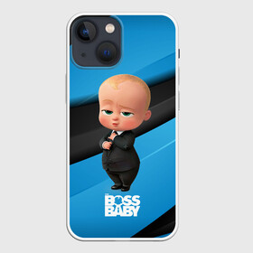 Чехол для iPhone 13 mini с принтом Босс молокосос в костюме в Екатеринбурге,  |  | baby | boss | boss baby | босс | босс молокосос | маленький босс | малыш | мальчик | молокосос | ребенок
