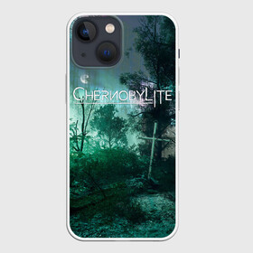 Чехол для iPhone 13 mini с принтом Chernobylite игровой арт в Екатеринбурге,  |  | art | chernobylite | game | horror | shooter | арт | выживалка | зона | игра | лес | ночь | отчуждения | рыжий | рыжий лес | химинюк | хоррор | чернобыль