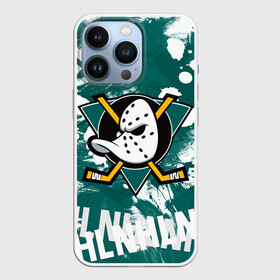 Чехол для iPhone 13 Pro с принтом Анахайм Дакс | Anaheim Ducks в Екатеринбурге,  |  | anahaim ducks | anaheim | anaheim ducks | ducks | hockey | mighty ducks | nhl | usa | дакс | могучие утята | нхл | спорт | сша | хоккей | шайба