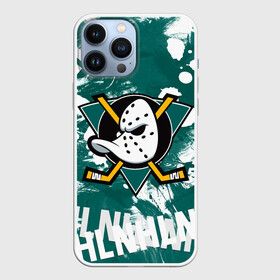 Чехол для iPhone 13 Pro Max с принтом Анахайм Дакс | Anaheim Ducks в Екатеринбурге,  |  | anahaim ducks | anaheim | anaheim ducks | ducks | hockey | mighty ducks | nhl | usa | дакс | могучие утята | нхл | спорт | сша | хоккей | шайба