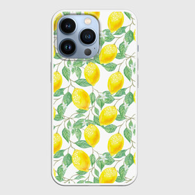 Чехол для iPhone 13 Pro с принтом Лимоны 3d в Екатеринбурге,  |  | 3d | background | branches | citrus | flowers | lemon | lemon tree | lemons | pattern | plant | tree | yellow | ветви | дерево | желтый | лимон | лимонное дерево | лимоны | листья | паттерн | растение | фон | цветы | цитрусы