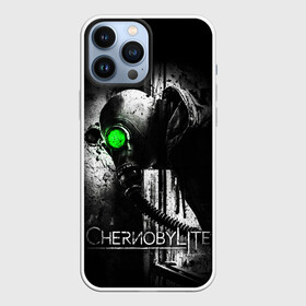 Чехол для iPhone 13 Pro Max с принтом Chernobylite (Black stalker) в Екатеринбурге,  |  | Тематика изображения на принте: chernobylite | зона отчуждения | игры | сталкер | чаэс | чернобылит | чернобыль