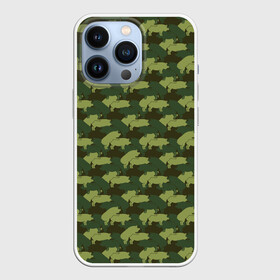 Чехол для iPhone 13 Pro с принтом Свиньи 18+ (камуфляж) в Екатеринбурге,  |  | love | playboy | боров | год кабана | год свиньи | грязнуля | для влюбленных | животные | кабан | камуфляж | любовь | милитари | плейбой | поросенок | прикол | пятачок | садо мазо | свиньи | секач