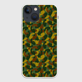 Чехол для iPhone 13 mini с принтом Бесстыдник (камуфляж) в Екатеринбурге,  |  | Тематика изображения на принте: camouflage | love | military | playboy | для влюбленных | камуфляж | любовь | милитари | писюн | плейбой | половой орган | прикол | ст