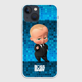 Чехол для iPhone 13 mini с принтом Серьезный Босс молокосос в Екатеринбурге,  |  | baby | boss | boss baby | босс | босс молокосос | маленький босс | малыш | мальчик | молокосос | ребенок