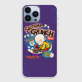 Чехол для iPhone 13 Pro Max с принтом Saitama crunch One Punch Man в Екатеринбурге,  |  | hagemanto | one punch man | one punchman | onepunchman | saitama | sensei | аниме | ван панч мен | ванпанчмен | лысый плащ | манга | сайтама | сильнейший человек | учитель | человек одинудар | человек одного удара