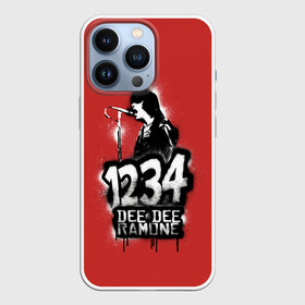 Чехол для iPhone 13 Pro с принтом Dee Dee Ramone в Екатеринбурге,  |  | alternative | music | punk | punkrock | ramones | ramons | rock | альтернатива | музыка | панк | панкрок | рамонс | рок