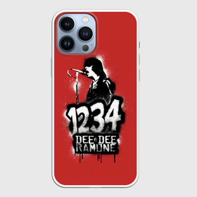 Чехол для iPhone 13 Pro Max с принтом Dee Dee Ramone в Екатеринбурге,  |  | alternative | music | punk | punkrock | ramones | ramons | rock | альтернатива | музыка | панк | панкрок | рамонс | рок