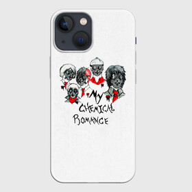 Чехол для iPhone 13 mini с принтом Группа My Chemical Romance в противогазах в Екатеринбурге,  |  | death spells | electric century | gerard way | leathermouth | mcr | my chemical romance | pencey prep | альтернативный | джерард уэй | май кемикал романс | майки уэй | мкр | мой химический роман | мср | мхр | мцр | панк | поп | поппанк | рок