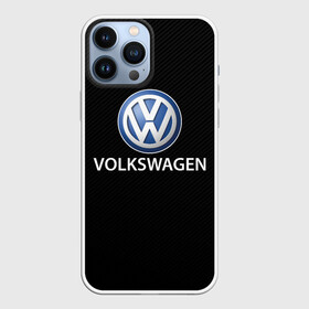 Чехол для iPhone 13 Pro Max с принтом VOLKSWAGEN CARBON в Екатеринбурге,  |  | auto | sport | volkswagen | wolksvagen | wolkswagen | авто | автомобиль | автомобильные | бренд | вольцваген | марка | машины | спорт | фольцваген