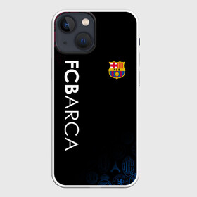 Чехол для iPhone 13 mini с принтом FC BARCA CHEMPION в Екатеринбурге,  |  | barca | barcelona | fc barca | барка | барселона