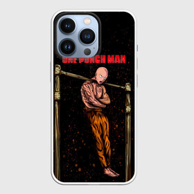 Чехол для iPhone 13 Pro с принтом One Punch Man Сайтама турникимэн в Екатеринбурге,  |  | hagemanto | one punch man | one punchman | onepunchman | saitama | sensei | аниме | ван панч мен | ванпанчмен | лысый плащ | манга | сайтама | сильнейший человек | учитель | человек одинудар | человек одного удара