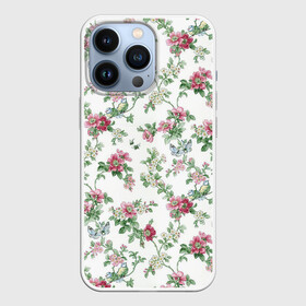 Чехол для iPhone 13 Pro с принтом Весенняя жизнь в Екатеринбурге,  |  | арт | бабочка | бабочки | весна | куст | куст цветов | кусты | кусты цветов | пчела | пчёлы | рисунок | цветок | цветы | яркие цветы | яркий цветок