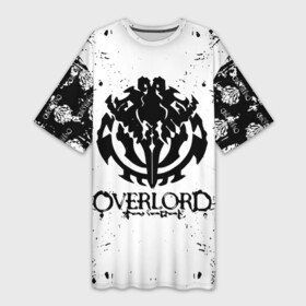 Платье-футболка 3D с принтом OVERLORD  паттерн в Екатеринбурге,  |  | anime | overlord | overlord ending | overlord opening | айнз | аниме | оверлорд