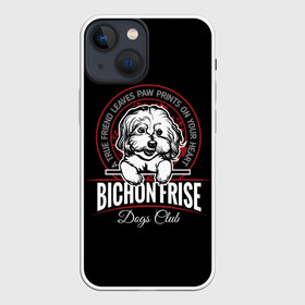 Чехол для iPhone 13 mini с принтом Бишон Фризе (Bichon Frize) в Екатеринбурге,  |  | animal | bichon frize | bolognese | dog | french lapdog | lapdog | maltese | poodle | бишон фризе | болонка | болоньез | друг человека | живот | кинолог | кудрявая болонка | мальтезе | пёс | порода собак | пудель | собака