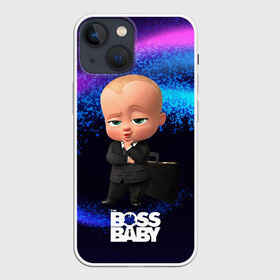 Чехол для iPhone 13 mini с принтом Деловой Босс молокосос в костюме в Екатеринбурге,  |  | baby | boss | boss baby | босс | босс молокосос | маленький босс | малыш | мальчик | молокосос | ребенок