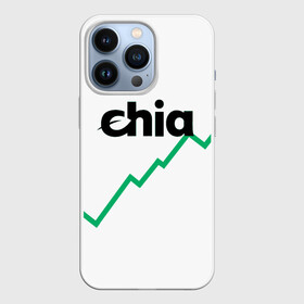 Чехол для iPhone 13 Pro с принтом Криптовалюта Чиа в Екатеринбурге,  |  | Тематика изображения на принте: 2021 | 2022 | bitcoin | btc | chia | chia network | dogecoin | ethereum | ssd | xch | биткоин | в топе | в тренде | жёсткие диски | крипта | криптовалюта | майнинг | чиа