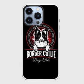 Чехол для iPhone 13 Pro с принтом Бордер Колли (Border Collie) в Екатеринбурге,  |  | animal | border collie | dog | бордер колли | год собаки | друг человека | животное | зверь | ищейка | кинолог | кость | овчарка | пастушья собака | пёс | порода собак | собака бордер колли | собаковод