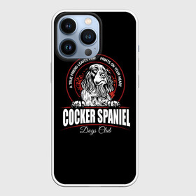 Чехол для iPhone 13 Pro с принтом Кокер Спаниель (Cocker Spaniel) в Екатеринбурге,  |  | cocker spaniel | dog spaniel | k | английский спаниель | год собаки | друг человека | животное | зверь | кавалер спаниель | кинг чарльз спаниель | кинолог | кокер спаниель | охотничья собака | пёс