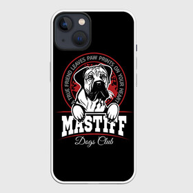 Чехол для iPhone 13 с принтом Мастиф (Mastiff) в Екатеринбурге,  |  | Тематика изображения на принте: animal | cane corso | dog | fighting dog | mastiff | бойцовская собака | год собаки | дог | друг человека | животное | зверь | кане корсо | кинолог | мастиф | пёс | порода собак | собака мастиф | собаковод | четвероногий