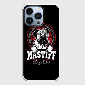 Чехол для iPhone 13 Pro с принтом Мастиф (Mastiff) в Екатеринбурге,  |  | animal | cane corso | dog | fighting dog | mastiff | бойцовская собака | год собаки | дог | друг человека | животное | зверь | кане корсо | кинолог | мастиф | пёс | порода собак | собака мастиф | собаковод | четвероногий