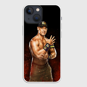 Чехол для iPhone 13 mini с принтом Cena Jr в Екатеринбурге,  |  | Тематика изображения на принте: bodybuilding | boxer | cena | hip hop | john cena | rep | rise above hate | superstar | wrestling | wwe | актер | бодибилдер | вве | ввф | джон сина | нво | поднимись над ненавистью | рестлер | рэп | сина | тяжеловес | хип хоп