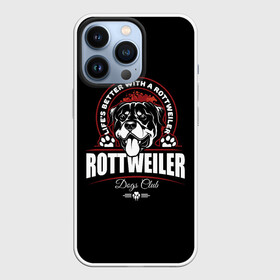 Чехол для iPhone 13 Pro с принтом Ротвейлер (Rottweiler) в Екатеринбурге,  |  | animal | dog | fighting dog | rottweiler | бойцовская собака | год собаки | друг человека | животное | зверь | кинолог | пёс | порода собак | ротвейлер | собака ротвейлер | собаковод | хищник | четвероногий