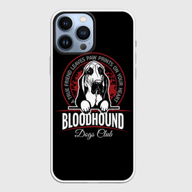 Чехол для iPhone 13 Pro Max с принтом Бладхаунд (Bloodhound) в Екатеринбурге,  |  | animal | bloodhound | dog | бладхаунд | год собаки | гончая собака | друг человека | животное | зверь | ищейка | кинолог | пёс | собака бладхаунд | собаковод | четвероногий | щенкок бладхаунд