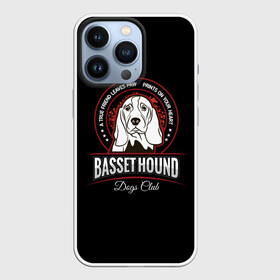 Чехол для iPhone 13 Pro с принтом Бассет Хаунд (Basset Hound) в Екатеринбурге,  |  | Тематика изображения на принте: animal | dog | hunter | бассет хаунд | год собаки | гончая собака | друг человека | животное | зверь | кинолог | легавая | охотник | охотничья собака | пёс | порода собак | собака бассет хаунд | собаковод