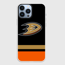 Чехол для iPhone 13 Pro Max с принтом Anaheim Ducks | Анахайм Дакс в Екатеринбурге,  |  | anahaim ducks | anaheim | anaheim ducks | ducks | hockey | mighty ducks | nhl | usa | дакс | могучие утята | нхл | спорт | сша | хоккей | шайба