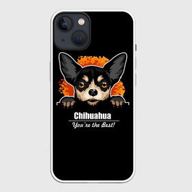 Чехол для iPhone 13 с принтом Чихуахуа (Chihuahua) в Екатеринбурге,  |  | animal | chihuahua | dog | год собаки | друг человека | животное | зверь | карликовая собачка | карманная собачка | кинолог | маленькая собака | пёс | пёсик | собака чихуахуа | собаковод | четвероногий