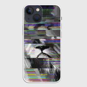 Чехол для iPhone 13 mini с принтом Glitch lion 2020 в Екатеринбурге,  |  | fashion | glitch | lion | vanguard | авангард | глитч | лев | мода