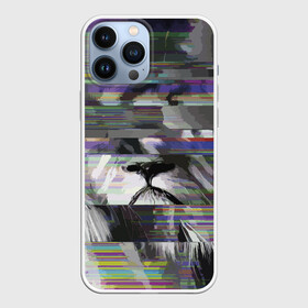 Чехол для iPhone 13 Pro Max с принтом Glitch lion 2020 в Екатеринбурге,  |  | fashion | glitch | lion | vanguard | авангард | глитч | лев | мода