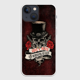 Чехол для iPhone 13 mini с принтом ГЭР Череп в Екатеринбурге,  |  | alternative | guns n roses | metall | music | rock | альтернатива | ганс энд росес | металл | музыка | пушки и розы | рок