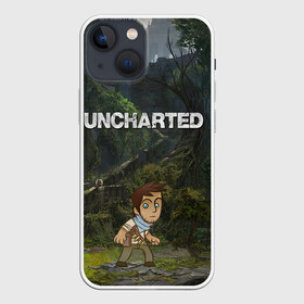 Чехол для iPhone 13 mini с принтом Uncharted | На картах не значится в Екатеринбурге,  |  | drakes fortune святилище | nathan drake uncharted | uncharted джунгли | анчартед дрейк | натан дрейк | натан дрейк в джунглях | охотник за сокровищами дрейк