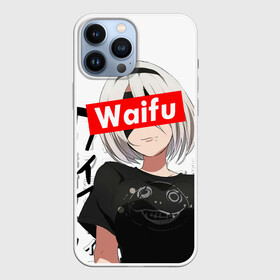 Чехол для iPhone 13 Pro Max с принтом Waifu   2B Nier в Екатеринбурге,  |  | 2b | anime girl | nier automata | waifu | waifu material | вайфу | игры