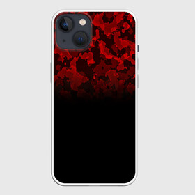 Чехол для iPhone 13 с принтом BLACK RED CAMO | RED MILLITARY в Екатеринбурге,  |  | abstract | camo | camouflage | geometry | geometry stripes | military | texture | абстракция | геометрические полосы | геометрия | камо | камуфляж | милитари | текстура