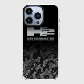 Чехол для iPhone 13 Pro с принтом H2 | HUMMER LOGO в Екатеринбурге,  |  | Тематика изображения на принте: auto | h1 | h2 | hammer | hmmwv | hummer | logo | авто | ам | военный | военный автомобиль | лого | логотип | милитари | миллитари | хаки | хамер | хаммер