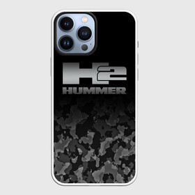 Чехол для iPhone 13 Pro Max с принтом H2 | HUMMER LOGO в Екатеринбурге,  |  | auto | h1 | h2 | hammer | hmmwv | hummer | logo | авто | ам | военный | военный автомобиль | лого | логотип | милитари | миллитари | хаки | хамер | хаммер